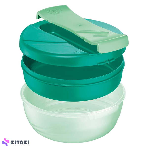 ظرف غذا 3 محفظه‌ای مپد maped مدل Origins Round 1.4 L آبی