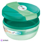 ظرف غذا 3 محفظه‌ای مپد maped مدل Origins Round 1.4 L آبی