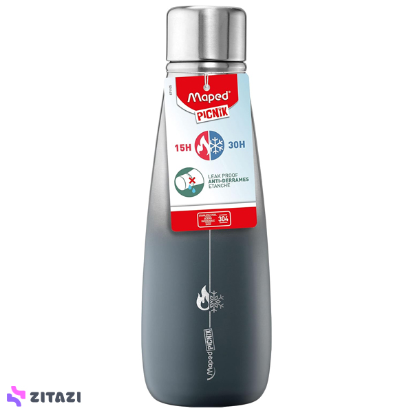 قمقمه مپد maped مدل Picnik 500 ml خاکستری کد 871105