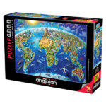 پازل 4000 تکه آناتولین طرح Symbols of the World کد 5202