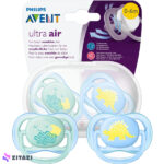 پستانک ارتودنسی فیلیپس اونت مدل Ultra Air-ابر و دایناسور