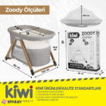 گهواره تاشو کیوی مدل Kiwi Zoody
