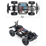 ماشین کنترلی لندروور دیفندر Crawler Land Rover Defender مقیاس 1/10 ZP1005