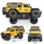 ماشین کنترلی لندروور دیفندر Crawler Land Rover Defender مقیاس 1/10 ZP1005