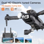 کوادکوپتر P12 PRO با دوربین 4K و 2 باتری و سنسور اجتناب از موانع و کیف حمل - Image 10