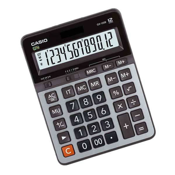 ماشین حساب رومیزی کاسیو مدل Mx-120b