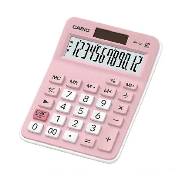 ماشین حساب کاسیو مدل Mx-12b-pk Dusty Pink.jpg-144 ماشین حساب کاسیو مدل Mx-12b-pk Dusty Pink