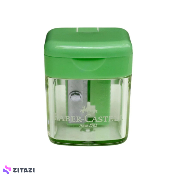 مدادتراش فابرکاستل Faber Castell مدل مینی باکس سبز