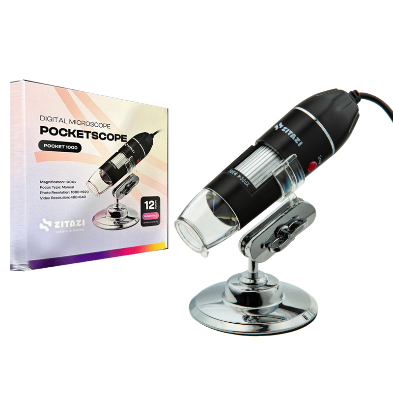 میکروسکوپ دیجیتال زیتازی مدل PocketScope 1000 با بزرگنمایی 1000 میکروسکوپ دیجیتال زیتازی مدل PocketScope 1000 با بزرگنمایی 1000 - Image 1