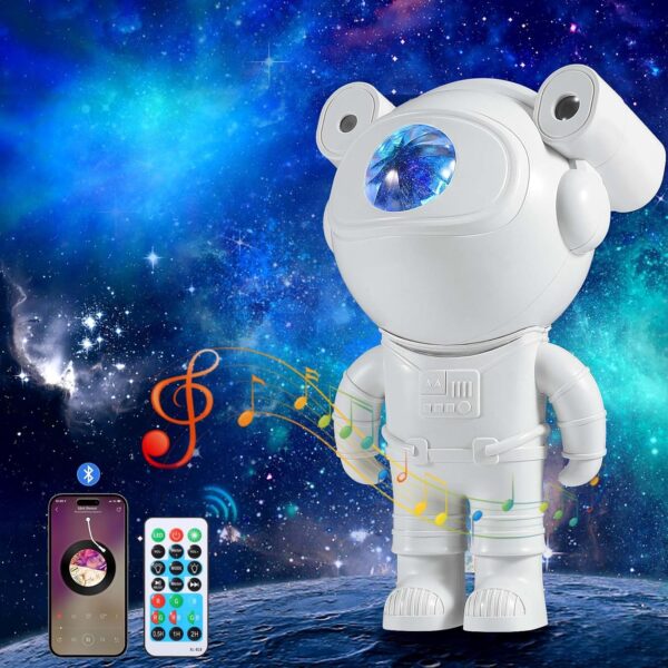 چراغ خواب اتاق کودک اسپیکردار مدل Astronaut Starry Sky
