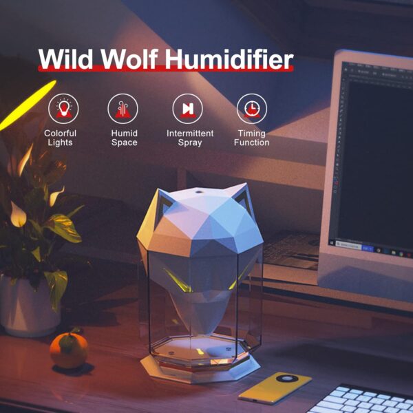 بخور و رطوبت ساز سرد humidifier مدل wolf