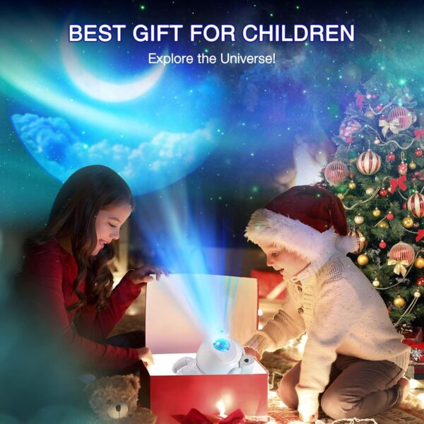 چراغ خواب اتاق کودک اسپیکردار مدل Astronaut Starry Sky