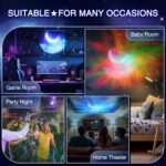 چراغ خواب اتاق کودک اسپیکردار مدل Astronaut Starry Sky