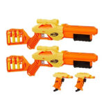 تفنگ بازی نرف مدل Nerf Alpha Strike Lynx مجموعه 4 عددی