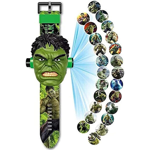 ساعت مچی بچه گانه مدل Hulk