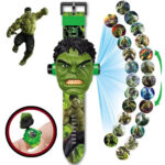 ساعت مچی بچه گانه مدل Hulk