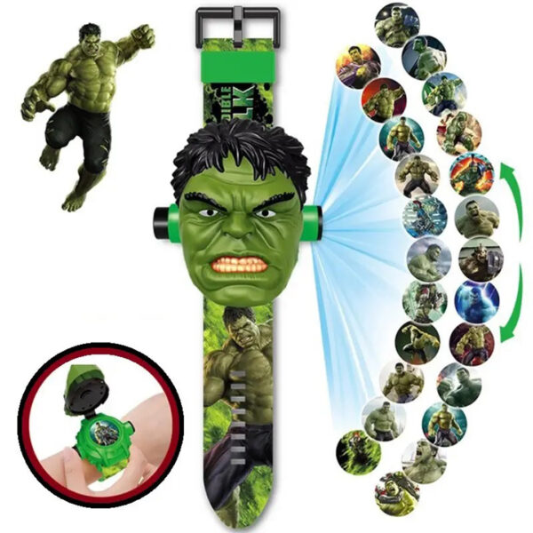 ساعت مچی بچه گانه مدل Hulk