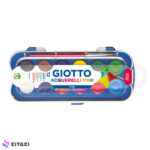 آبرنگ 12 رنگ جیوتو Giotto مدل ACQUERELLI Mini