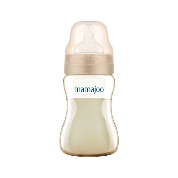 شیشه شیر 250ml ماماجو Mamajoo مدل گلد پلاس