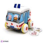 ماشین عقب کش پارچه‌ای Huanger (آمبولانس / خوراکی فروشی سیار) کد HE0254