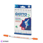 ماژیک 10 رنگ جیوتو Giotto مدل TURBO DOBBLE