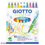ماژیک 10 رنگ جیوتو Giotto مدل TURBO SOFT BRUSH