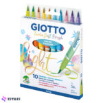 ماژیک 10 رنگ جیوتو Giotto مدل TURBO SOFT BRUSH