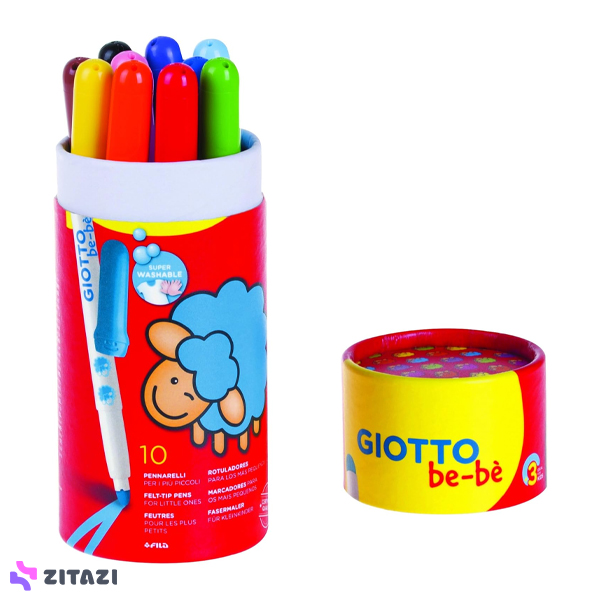 ماژیک 10 رنگ جیوتو Giotto مدل be-be
