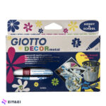 ماژیک 12 رنگ جیوتو Giotto مدل DECOR metal
