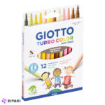 ماژیک 12 رنگ جیوتو Giotto مدل TURBO COLOR