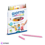 ماژیک 12 رنگ جیوتو Giotto مدل TURBO COLOR