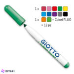 ماژیک 12 رنگ جیوتو Giotto مدل TURBO GIANT