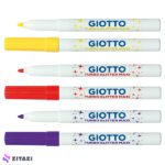 ماژیک اکریلیک 6 رنگ جیوتو Giotto مدل TURBO GLITTER MAXI