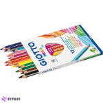 مدادرنگی 12 رنگ جیوتو Giotto مدل Mega Tri