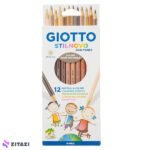 مدادرنگی 12 رنگ جیوتو Giotto مدل STILNOVO SKIN TONES