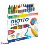 مدادشمعی 24 رنگ جیوتو Giotto مدل CERA