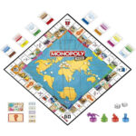 بازی فکری مونوپولی هاسبرو مدل Monopoly Travel World Tour
