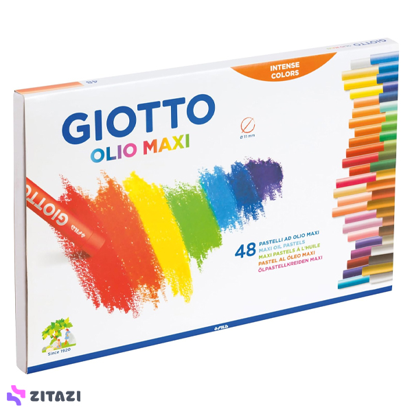 پاستل روغنی 48 رنگ جیوتو Giotto مدل OLIO MAXI