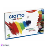 پاستل روغنی 48 رنگ جیوتو Giotto مدل OLIO MAXI