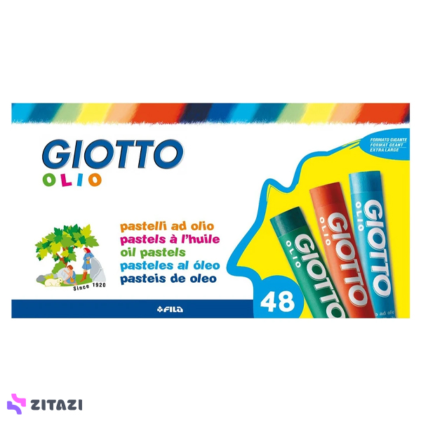 پاستل روغنی 48 رنگ جیوتو Giotto مدل Olio