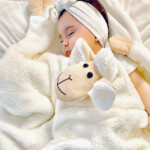 پتو مخملی کودک Modakids طرح گوسفند