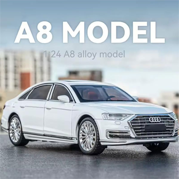 ماشین بازی آئودی مدل Audi A8 - مقیاس 1:24