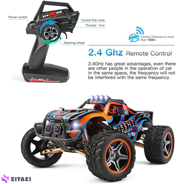 ماشین کنترلی دبلیو ال تویز مدل 104019 Wl toys Speed