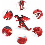 اسباب بازی اژدها متحرک قرمز Red Dragon