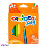 بسته 10 عددی مدادرنگی Jumbo Baby برند Carioca
