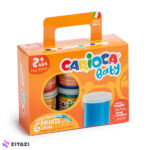 رنگ انگشتی قابل شستشو 6 رنگ Carioca