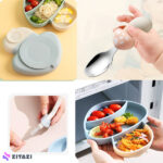 ست غذا خوری سیلیکونی کودک jojobebek طرح قارچ