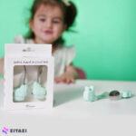 ست قاشق و چنگال کودک Babyfeed طرح خرگوش سبز