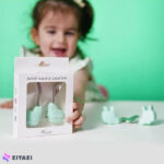 ست قاشق و چنگال کودک Babyfeed طرح خرگوش سبز