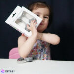 ست قاشق و چنگال کودک Babyfeed طرح شیر طوسی